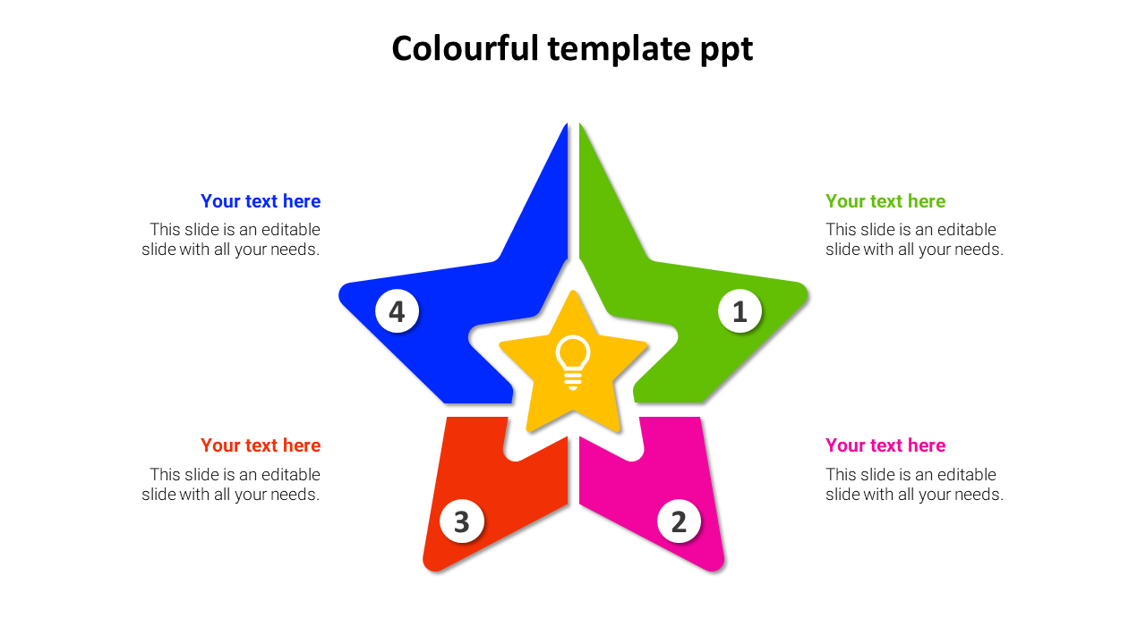 colourful template ppt
